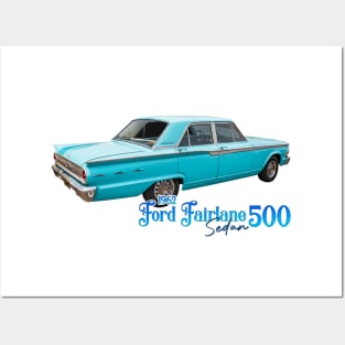 1962 Ford Fairlane 500 Sedan Posters and Art